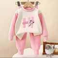 Pink HI Micky Kids Winter Tracksuit