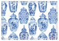 Placemat, Ginger Jar (White), Set of 4