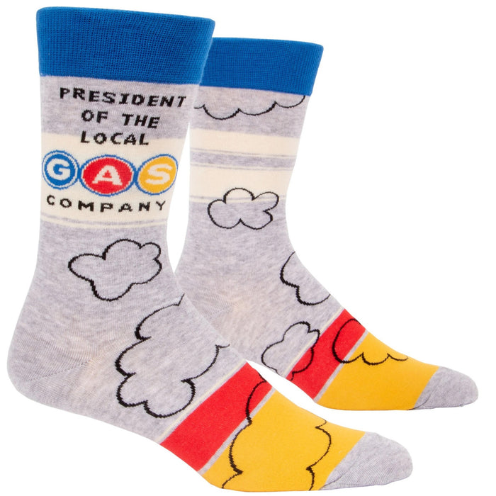 President of the Local Gas Company Men's Crew Socks
