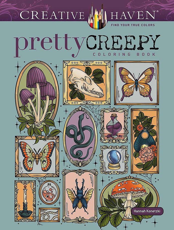 Pretty Creepy Coloring Book