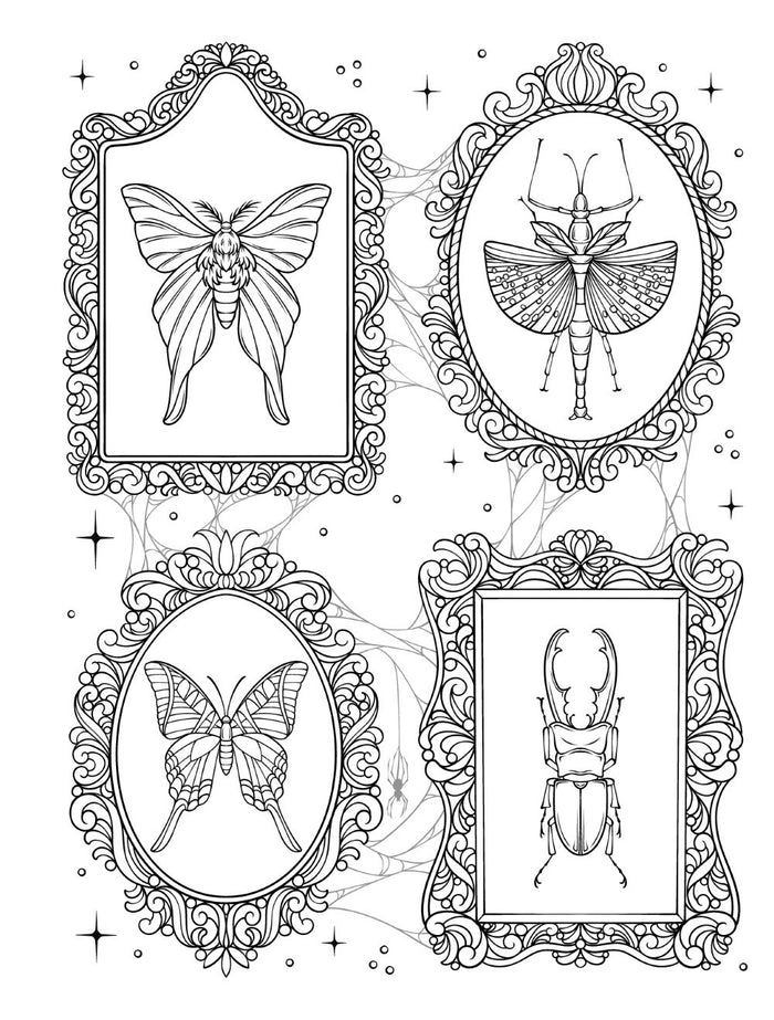 Pretty Creepy Coloring Book