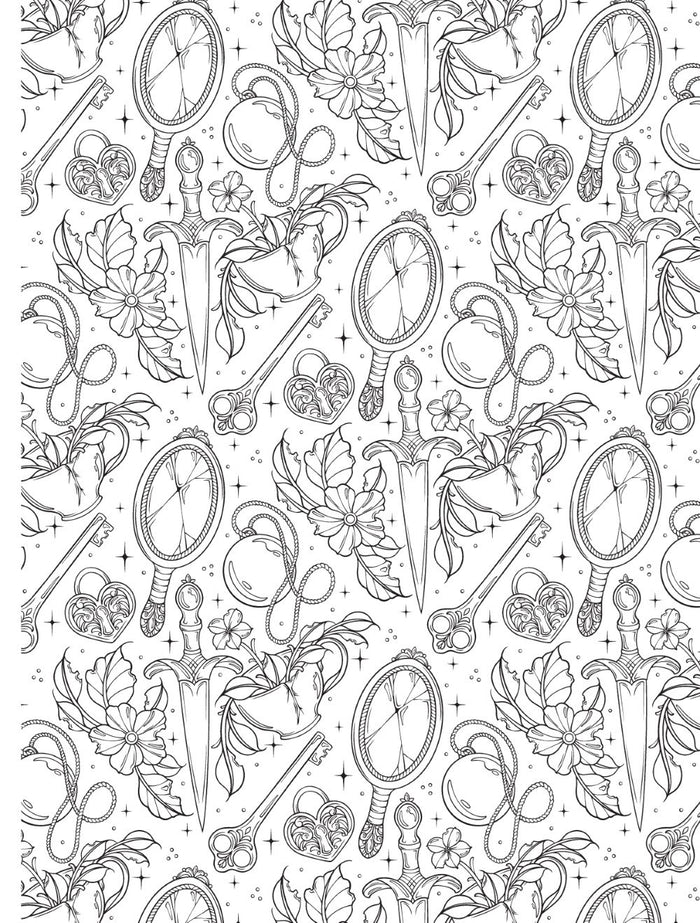 Pretty Creepy Coloring Book