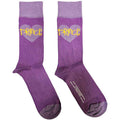 Prince Unisex Ankle Socks: Purple Heart Rock Off