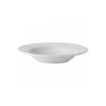 Pure White Porcelain  Rimmed Soup Bowl 22.5cm (Box Of 24)