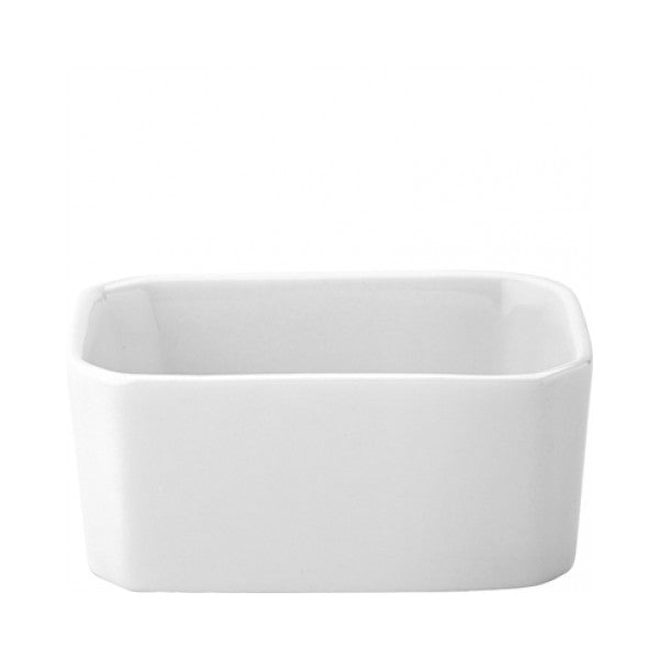 Pure White Porcelain Sugar Packet Holder 9cm 12cl / 4.2oz (Box Of 6)
