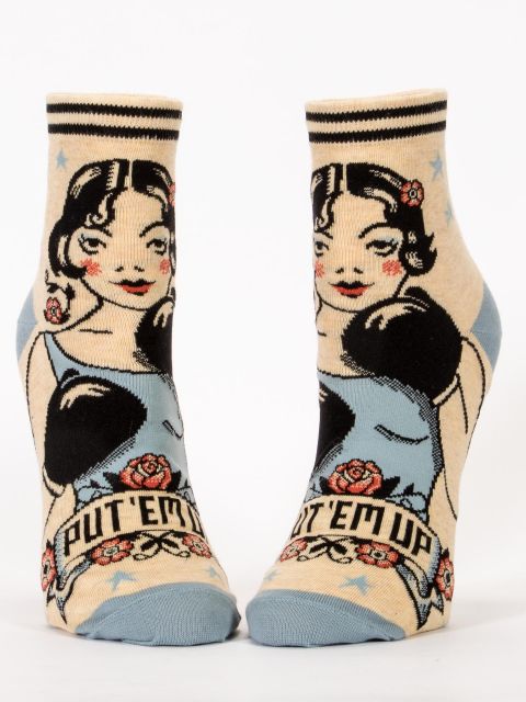 Put 'Em Up W-Ankle Socks BLUEQ