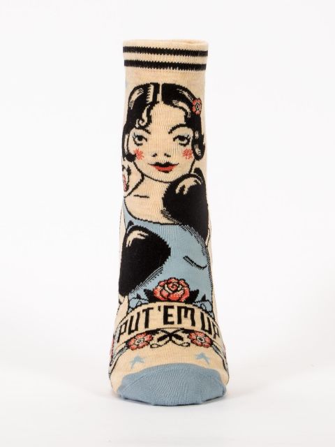 Put 'Em Up W-Ankle Socks BLUEQ