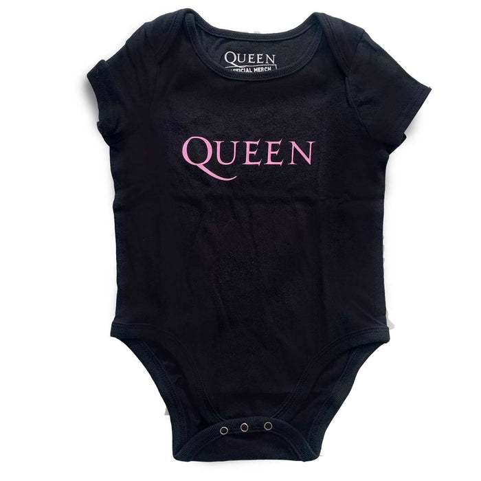 Queen Babygrow - Pink Logo Rock Off