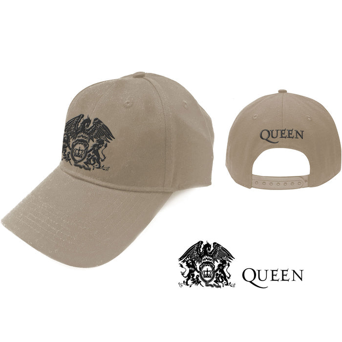 Queen Baseball Cap - Black Royal Crest Rock Off