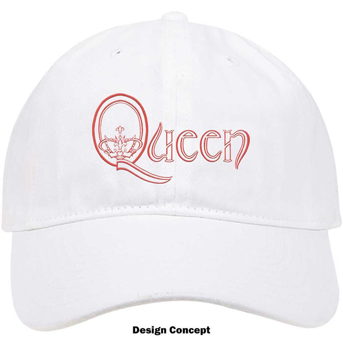 Queen Baseball Cap - Red Royal Crest Rock Off