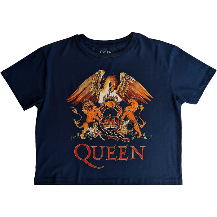 Queen Crop Top - Royal Crest Rock Off