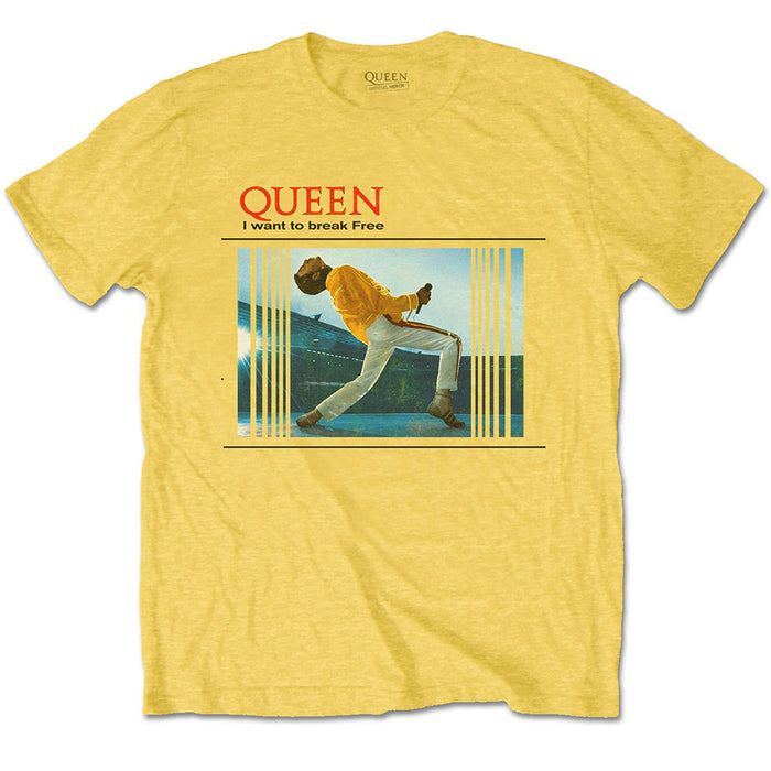 Queen,  Freddie Mercury T-shirt - Break Free Rock Off
