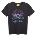 QUEEN Kids T-shirt, Blue Crest Amplified