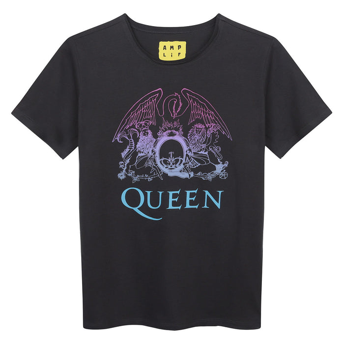 QUEEN Kids T-shirt, Blue Crest Amplified