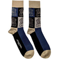 Queen Unisex Ankle Socks: Crest Blocks Rock Off