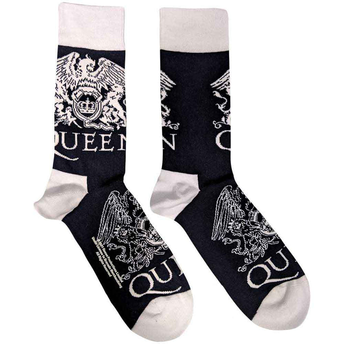 Queen Unisex Ankle Socks: White Crests Rock Off