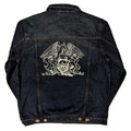 Queen Unisex Denim Jacket - White Crest Rock Off