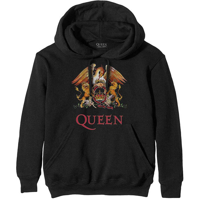 Queen Unisex Pullover Hoodie - Classic Crest Rock Off