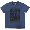 Queen  Unisex Ringer T-shirt - News Of The World 40th Front page Rock Off