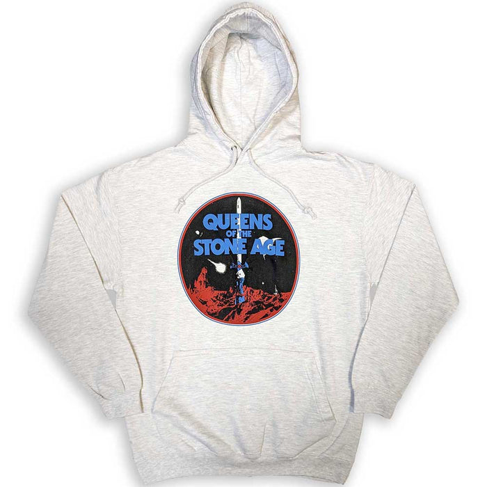 Queens Of The Stone Age Hoodie - Branca Sward Rock Off