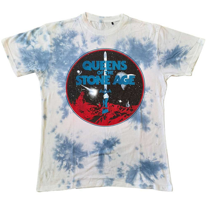 Queens of the Stone Age T-Shirt - Branca Sword - Dip Dye Rock Off