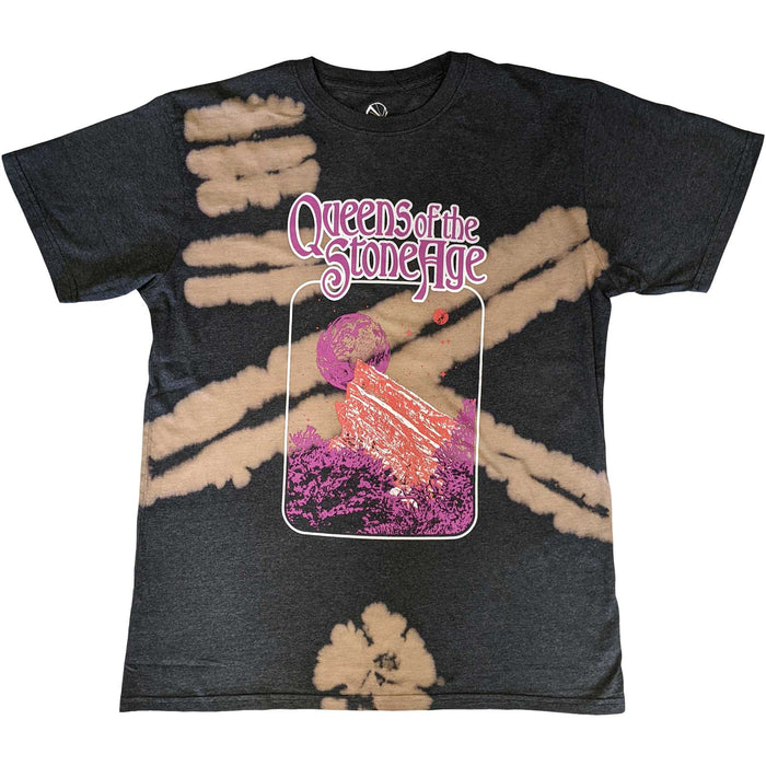 Queens of the Stone Age T-Shirt - Planet Frame - Dip Dye Rock Off