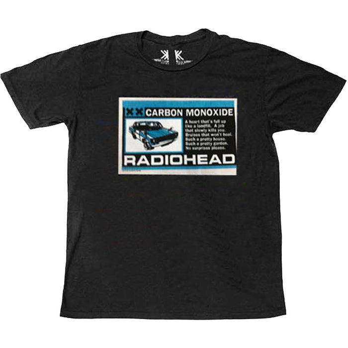 Radiohead Unisex T-shirt - Carbon Patch Rock Off