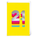 Rainbow 21 Birthday Card - Taryn x Philip Boutique