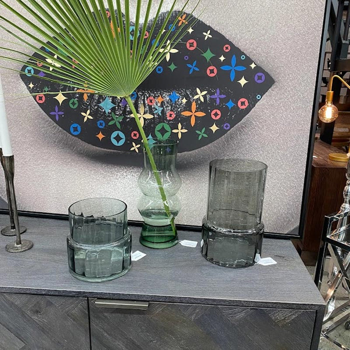 Le Forge Ralph Small Glass Green Vase (16cm) | Koop.co.nz