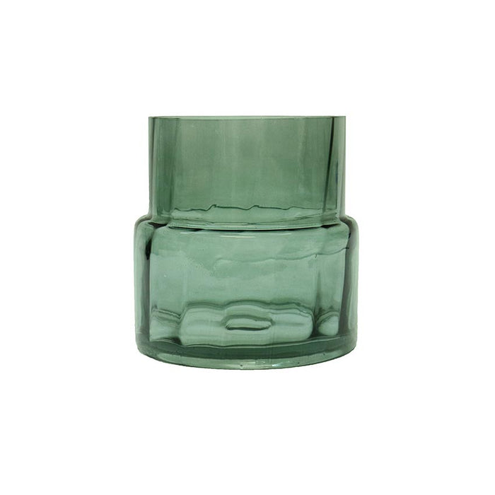Le Forge Ralph Small Glass Green Vase (16cm) | Koop.co.nz