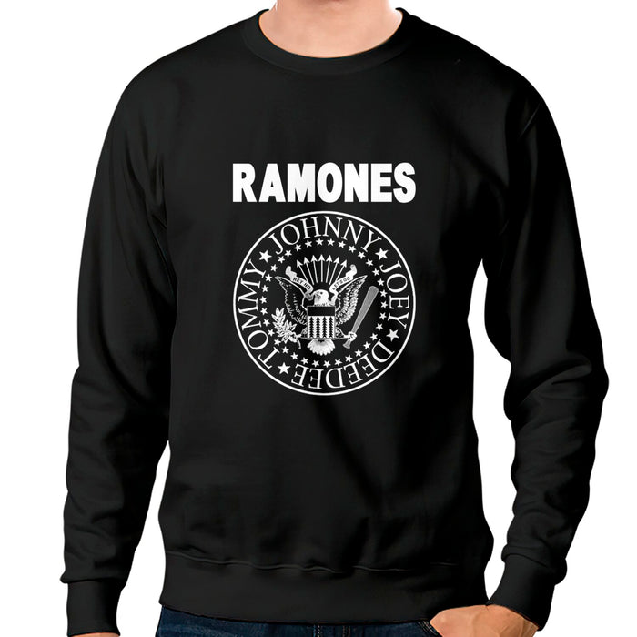 Ramones Sweatshirt - Logo, Charcoal Amplified