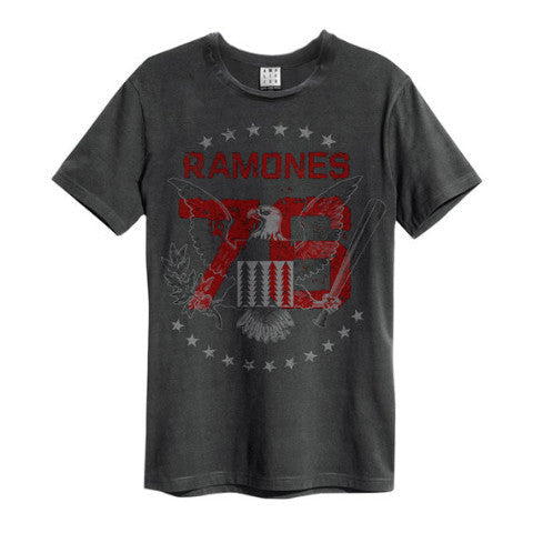 Ramones Gabba Gabba Amplified Charcoal Men's T-shirt