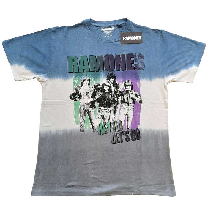 Ramones T-shirt - Hey Ho Retro (Dip-Dye) Rock Off