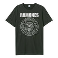 Ramones T-shirt - Logo, Charcoal Amplified