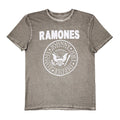 Ramones Logo Amplified Men's Oil Wash T-shirt