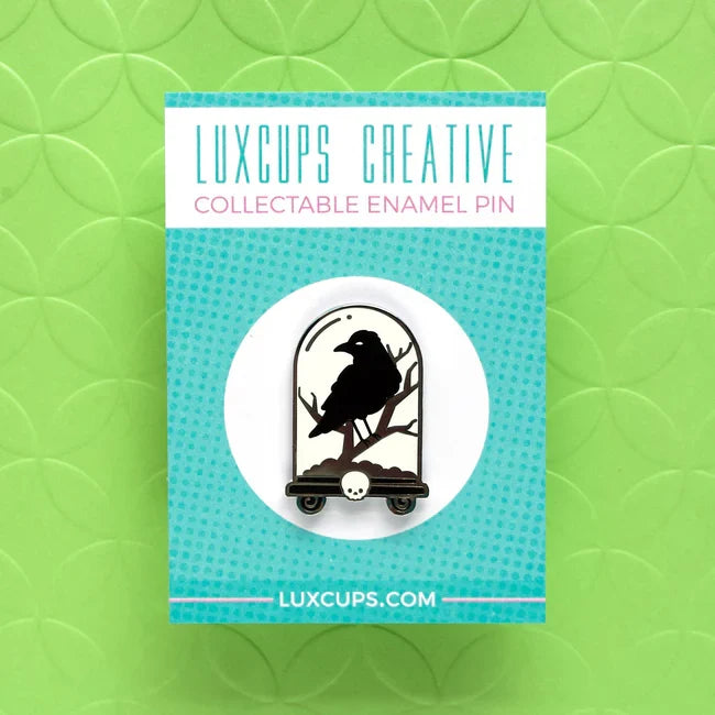 Raven Cloche Pin