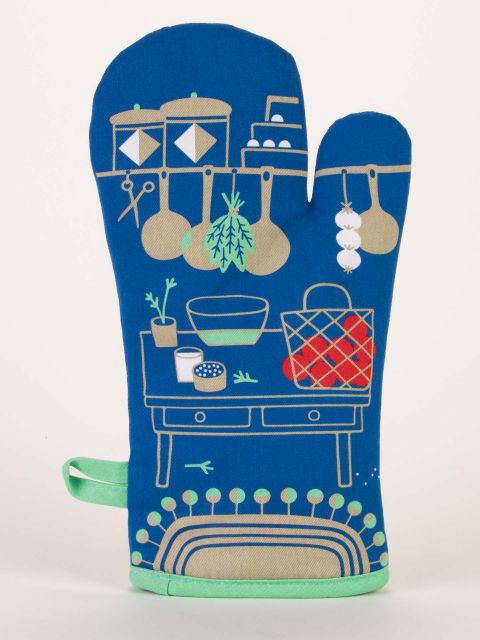 Recipe Once. It was fucking boring. Oven Mitts BLUEQ