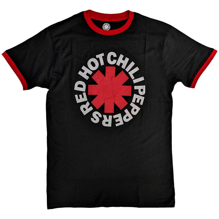 Red Hot Chili Peppers Ringer T-shirt -  Classic Asterisk Rock Off