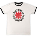Red Hot Chili Peppers Ringer T-shirt - Red Asterisk Rock Off