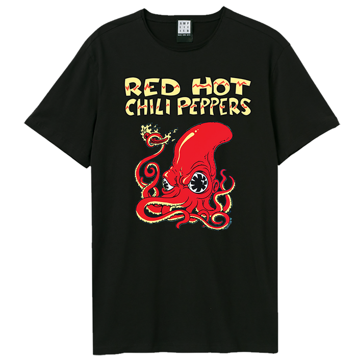 Red Hot Chili Peppers T-shirt Fire Squid Amplified