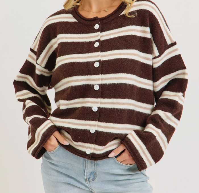 Relaxed Slightly Soft Cozy Sweater Cardigan