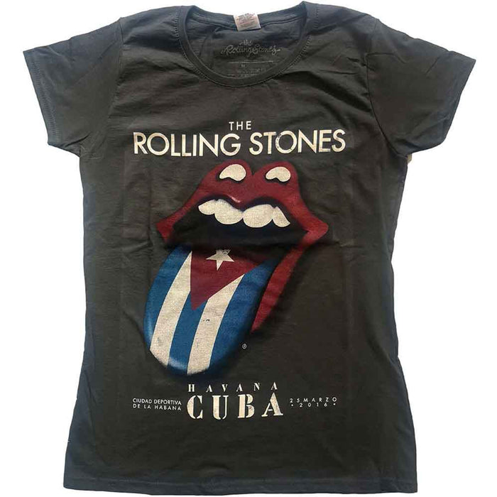 Rolling Stones Ladies T-shirt - Havana Cuba Rock Off