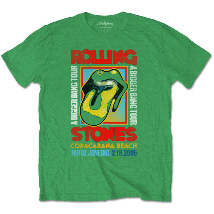 Rolling Stones T-shirt - COPACABANA GREEN Rock Off