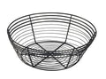 Round Wire Basket Black 25.5cm x 8cm (Box Of 6)