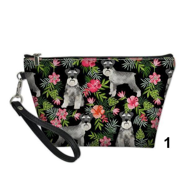 Schnauzer Cosmetic & Makeup Bag