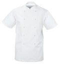 Scholar Chefs Jacket Press Stud Fastening **Short Sleeves**