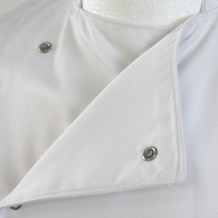 Scholar Chefs Jacket Press Stud Fastening **Short Sleeves**