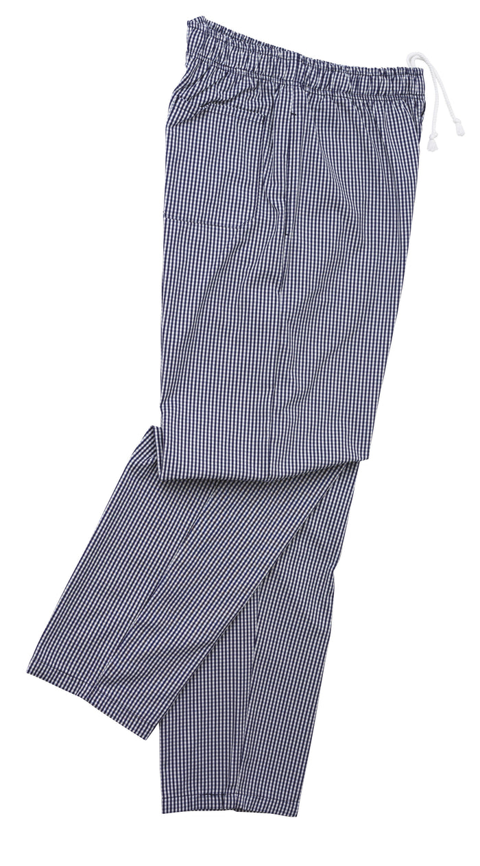 Scholar Chefs Trousers Small Blue & White Check