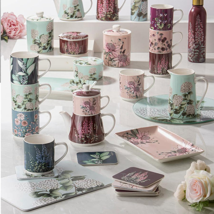 Ashdene Secret Garden Coaster Set/6 - Pink | Koop.co.nz