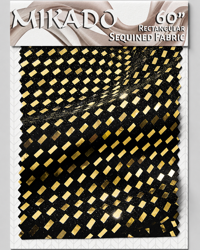 Sequined Fabric | Elongated Sequins